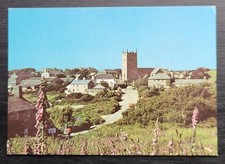 Vintage Postcard Unused Zennor Village Cornwall England