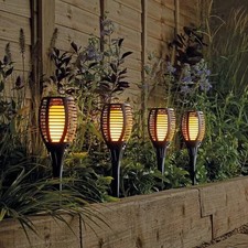 LED Solar Torch Flickering