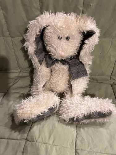 Cream colored curly fur rabbit - colored,