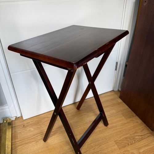 Vintage solid timber folding - solid,