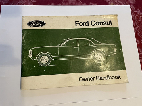 Ford consul owners handbook - ford,