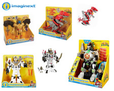Imaginext Power Rangers -Goldar Rita Repulsa/Red T-Rex Zord/White Tigerzord