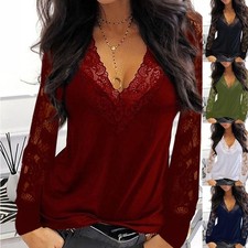 UK Women's Long Sleeve Lace