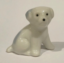 Vintage Dog Figurine ~ White