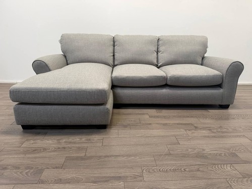 Lisbon grey fabric left hand - grey,