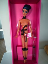 Sapphires Anniversary Barbie Silkstone nude doll + stand + box