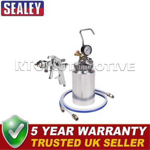 Sealey hvlp pressure pot - sealey,