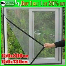 1.5-2m Window NET Mesh Screen FLY INSECT Mosquito Moth Insect Screen Netting UK