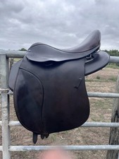 17” Free N Easy Flex Panel Saddle Brown English Leather