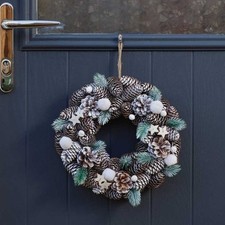 Christmas Snow Effect Wreath
