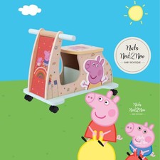 Peppa pig wooden ride - pig,