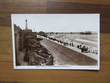 Old postcard north pier and - -,