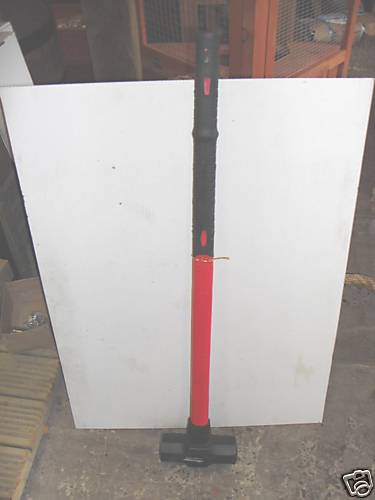 10lb sledge hammer with fibre - sledge,
