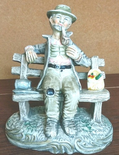 Vintage ceramic hobo tramp - ceramic,