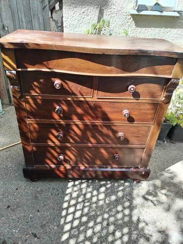 Victorian mahogany serpentine - victorian,