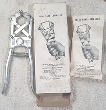 Vintage Ideal Band Castrator, Docking, Dehorning Cattle 