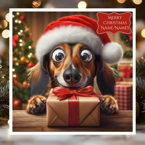 Personalised funny dachshund - funny,