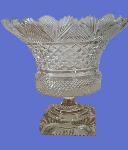 Antique lead crystal - , hand