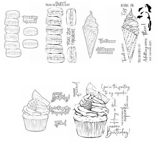 Ice cream cake macaroon - ice-cream,