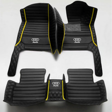 Custom Make Right Hand Drive PU Leather Car Floor Mats Set for Audi  TT MK2 MK3