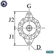 ALTERNATOR F 032 116 107 FOR
