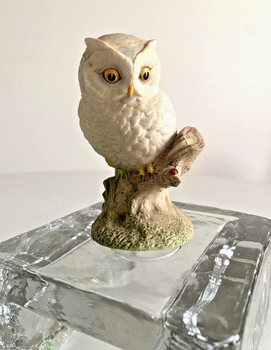 Anysley baby owl figurine - 'baby, owl'