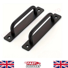 2Pcs Black Door Pull Handles