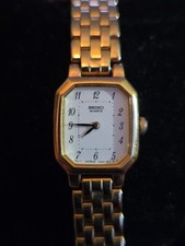 Vintage Seiko Watch Women Gold