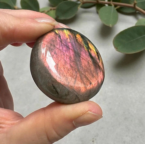 Sunset flash labradorite - sunset, flat