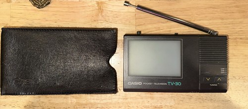 Vtg casio liquid crystal - casio, tv-30