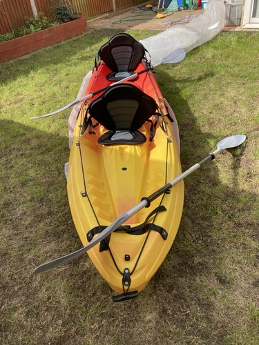 Double sit top kayak canoe - top,