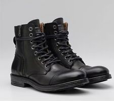 Replay Pack Phim Boots Men’s 10 uk Biker Boots Army Boots Black Brand New