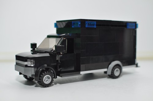 Swat truck black police - truck,