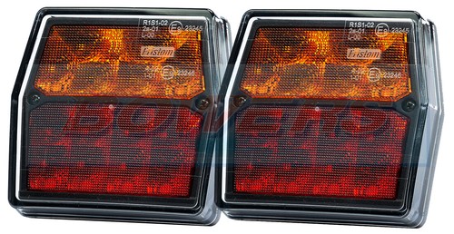 Square 12v rear stop tail - rear,