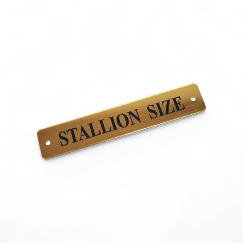 Heavy solid brass - solid, engraved