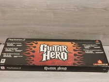 Original Sony PS2 Guitar Hero Black Red Octane Wired w/ Strap - Boxed