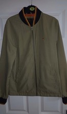 Merc London Mod Style Jacket In Khaki Size Medium