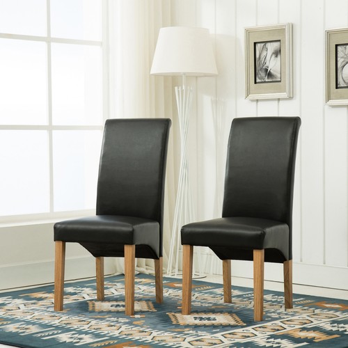 Set faux leather dining - set,