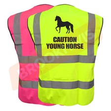 EQUINE HI VIZ VIS CAUTION
