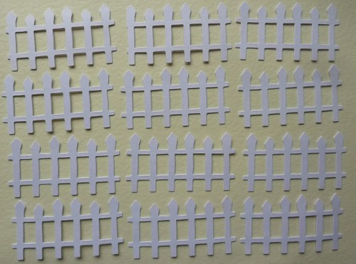White picket fence die - picket, cuts