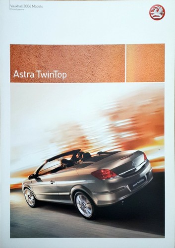 Vauxhall astra twintop product - vauxhall,