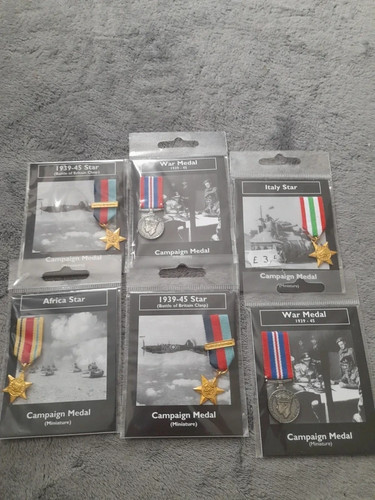 Miniature medals british army - miniature,