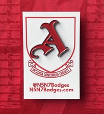 Arsenal Red Gothic A Pin Badge