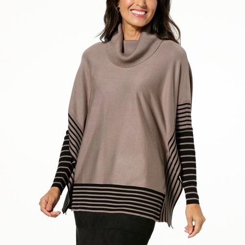 New qvc nina leonard cowl - new,