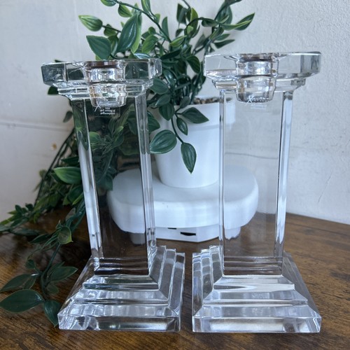 Vintage pair xavier crystal - pair,
