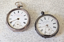 2 X ANTIQUE SILVER -935-