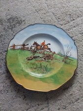 Crown Ducal Plate Fox Hunting