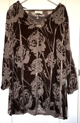 Ann harvey silk blend devore - harvey,
