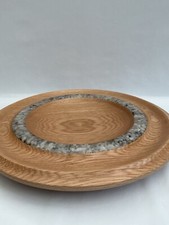 Hand turned platter / plate /