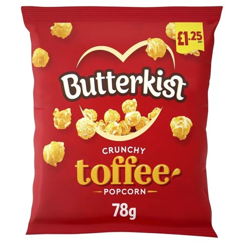 Butterkist crunchy toffee - butterkist,